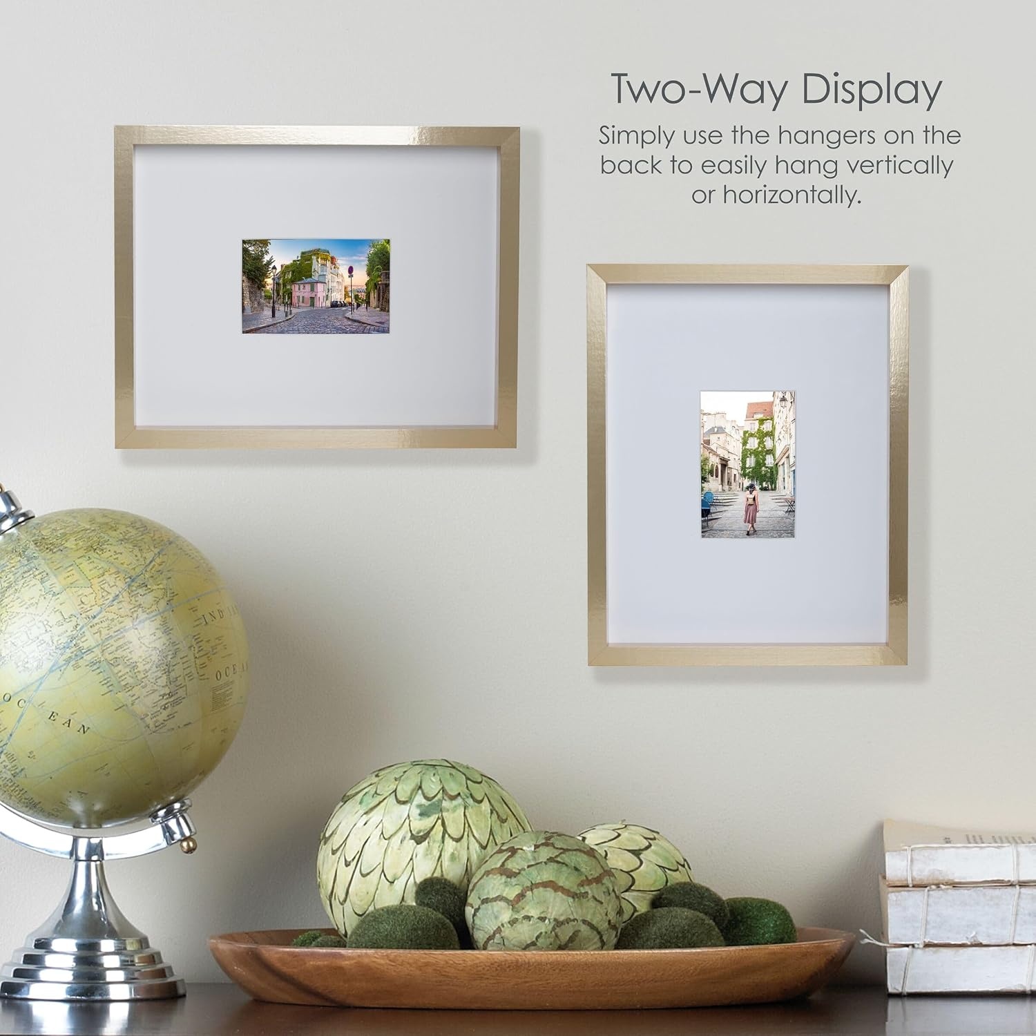 Mikasa Silver Gallery Frame-16 x 16 Matted to 5 x 7(Gold) - view 8