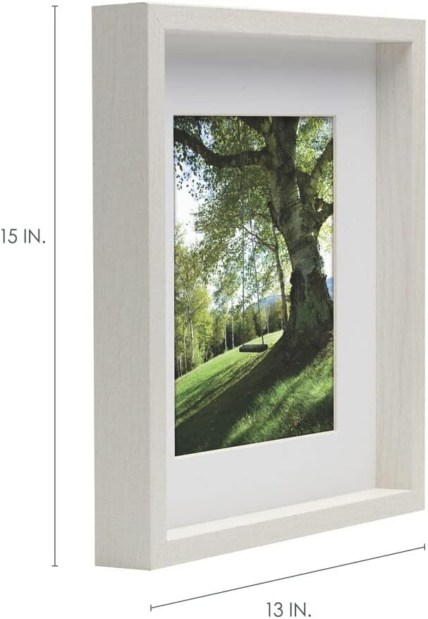Mikasa Silver Gallery Frame-16 x 16 Matted to 5 x 7(White) - view 3