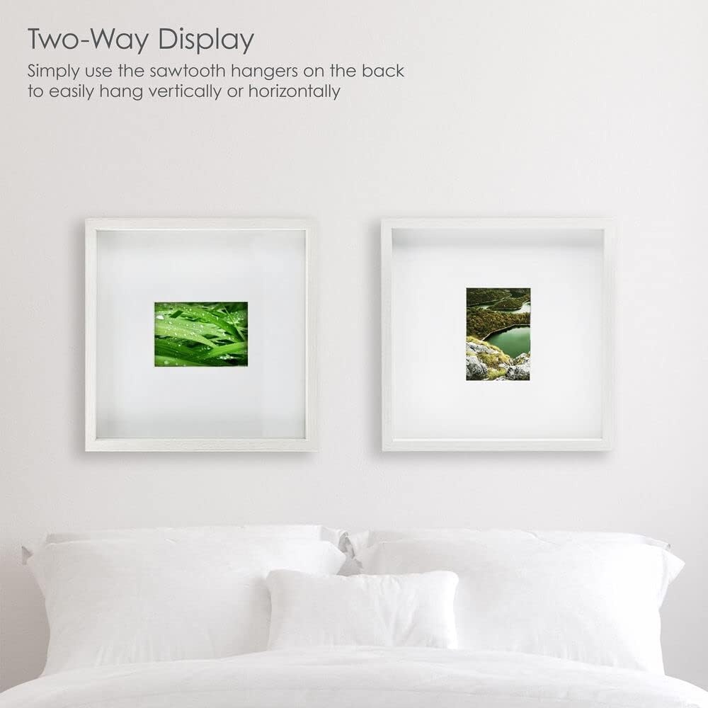 Mikasa Silver Gallery Frame-16 x 16 Matted to 5 x 7(White) - view 8