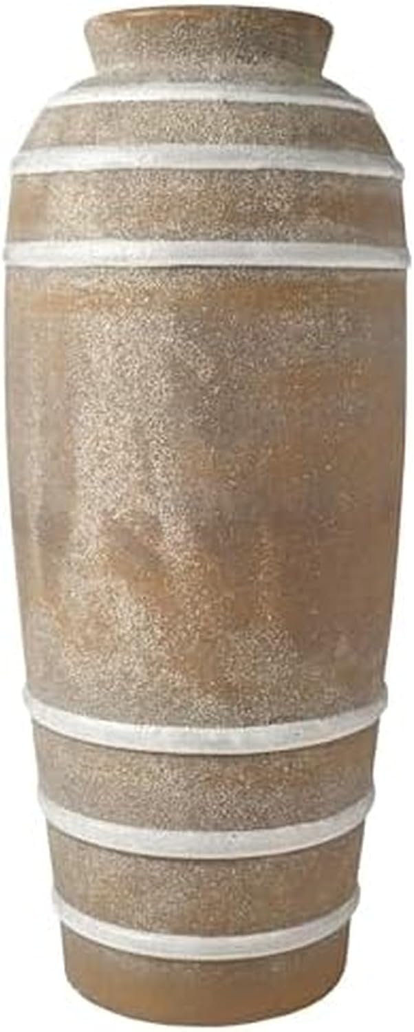 Mikasa Textured Stripe Ceramic Vase, 6.89×6.89×10.04(Multicolored) - view 6