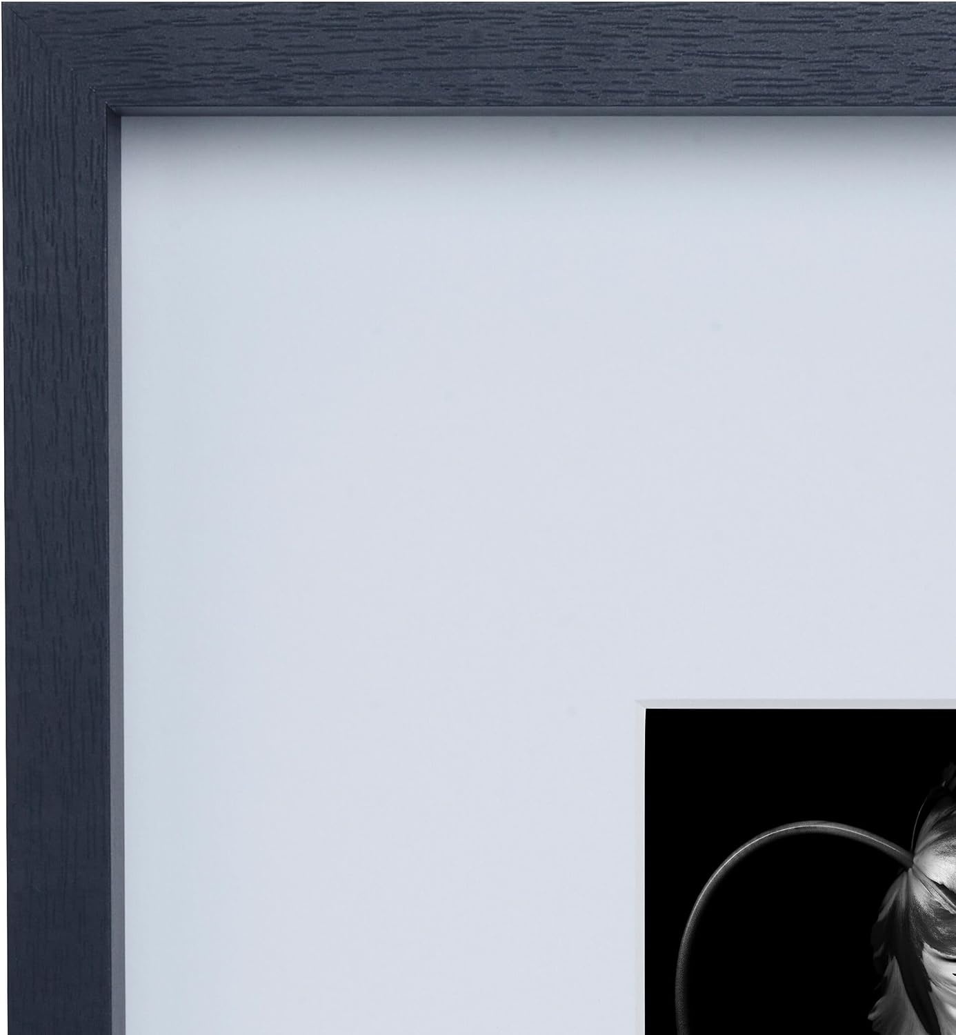 Mikasa Silver Gallery Frame-16 x 16 Matted to 5 x 7(Black) - view 8