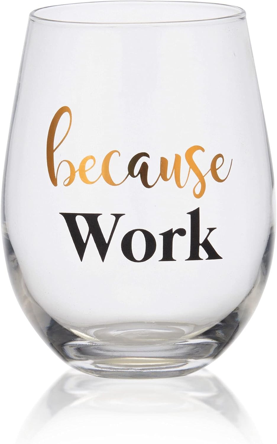 Mikasa Caffeine Double Wall Glass Mug and Stemless Wine Glass, Set of 2, Clear(Work)