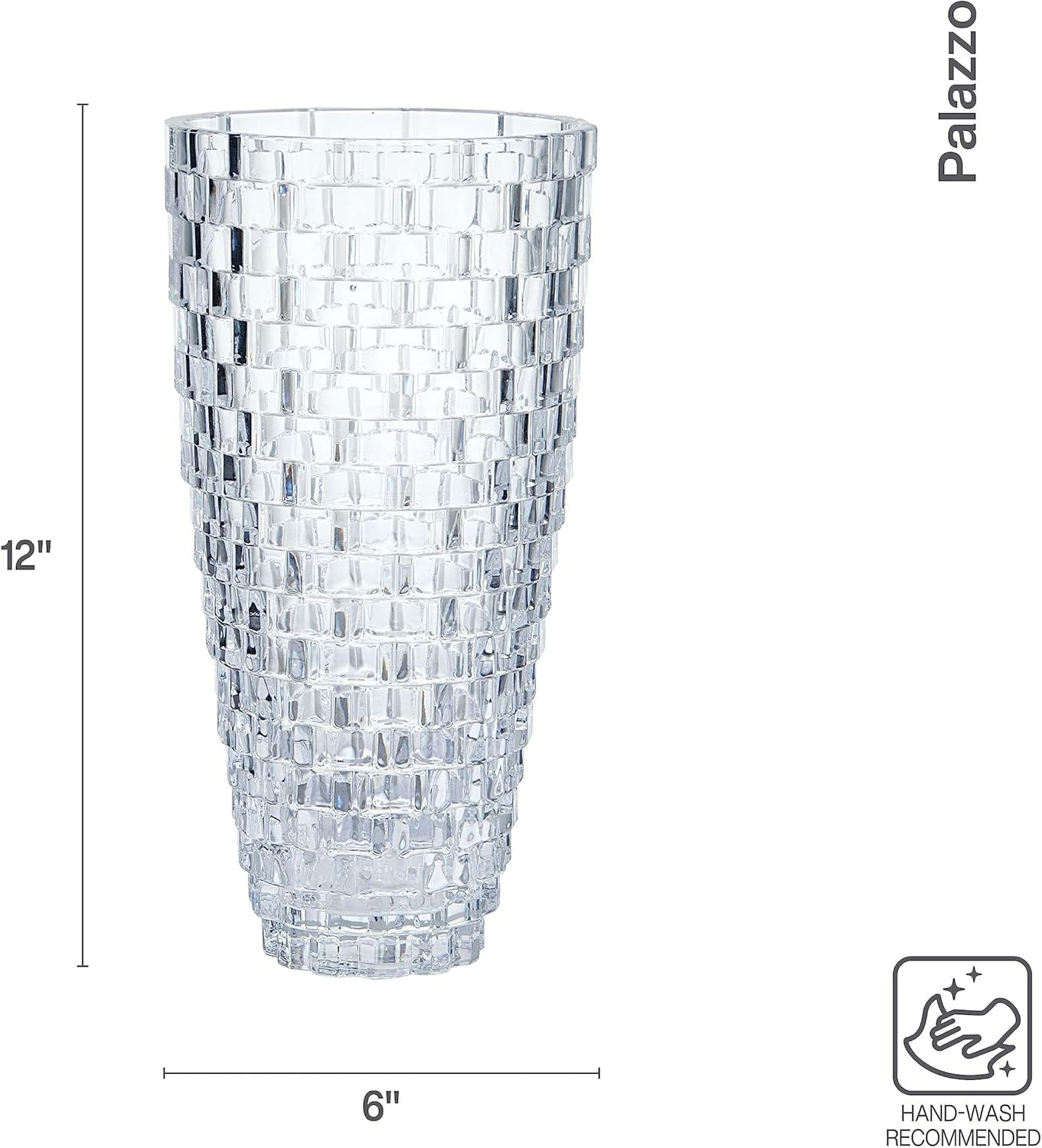 Mikasa Palazzo 12-Inch Crystal Vase(12-Inch) - view 4