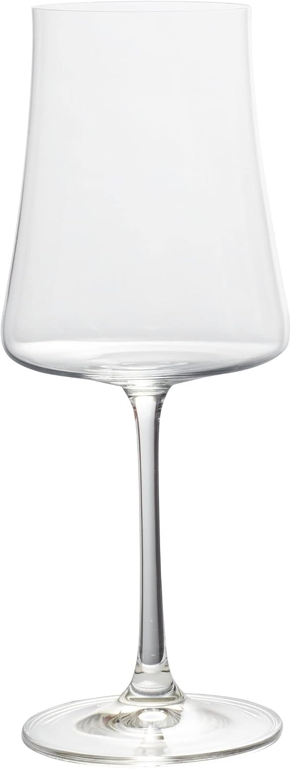 Mikasa Aline Set of 4 Red Wine Glasses, 18-Ounce, Clear(Red Wine)