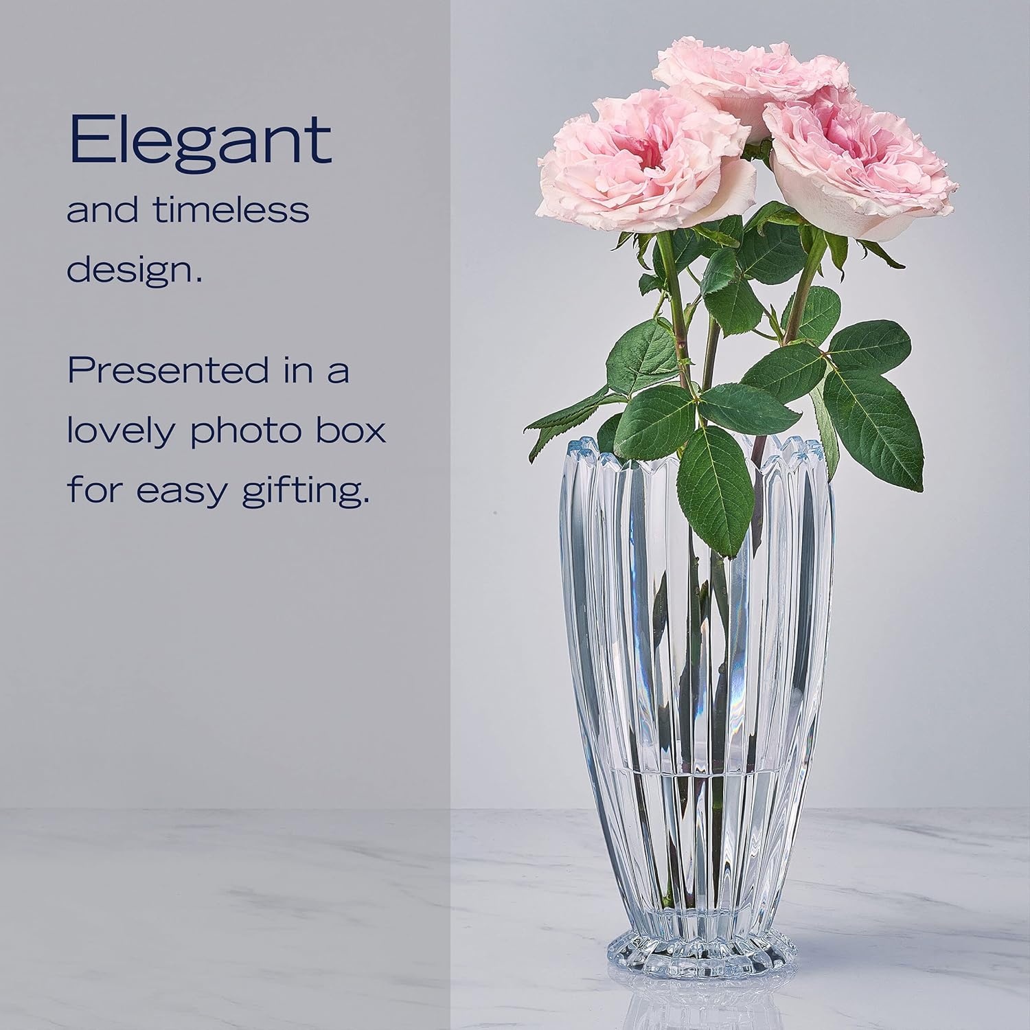 Mikasa Estate Crystal Vase, 11 Inch(Footed Bowl) - view 5