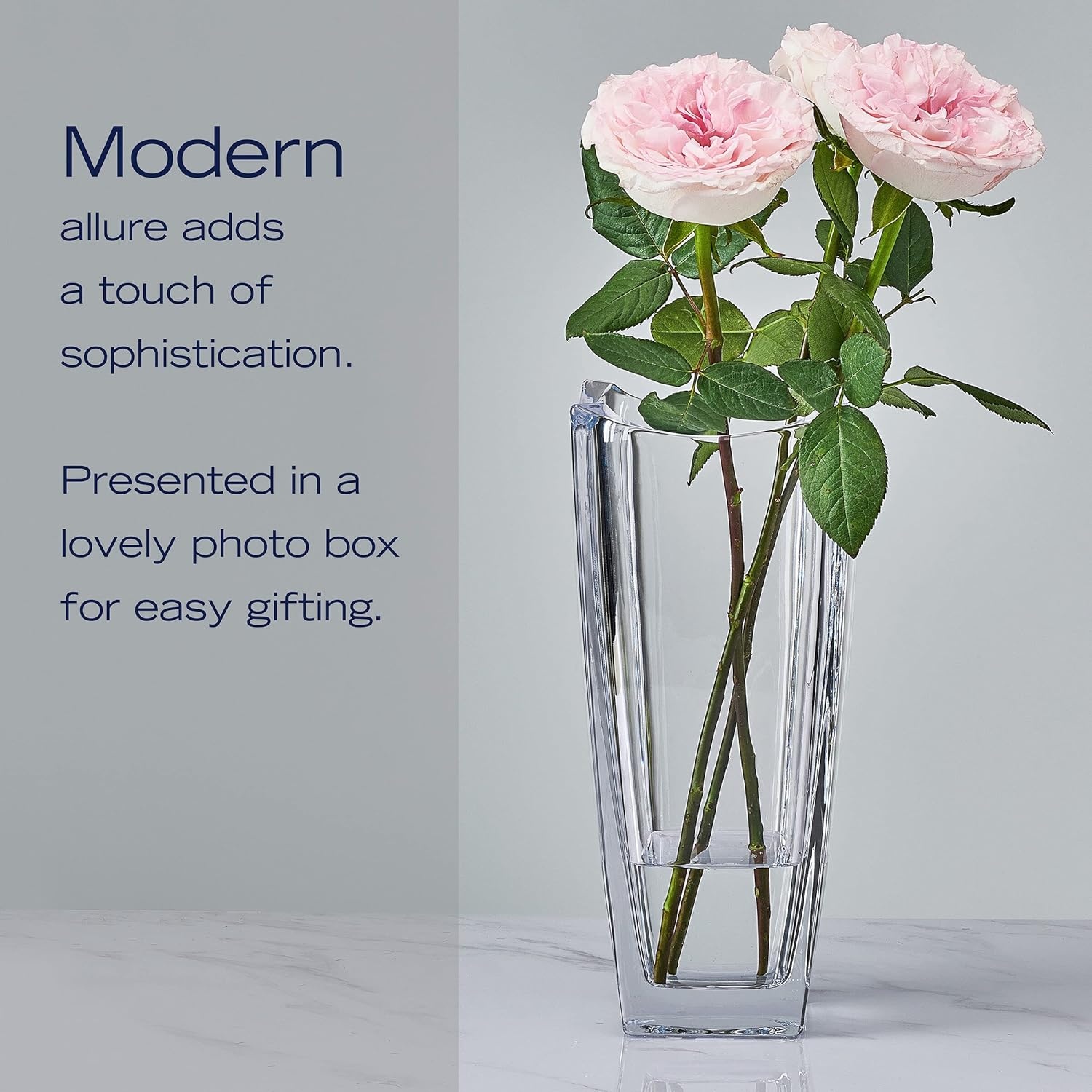 Mikasa Baron Crystal Vase, 11.75 Inch(Vase) - view 5