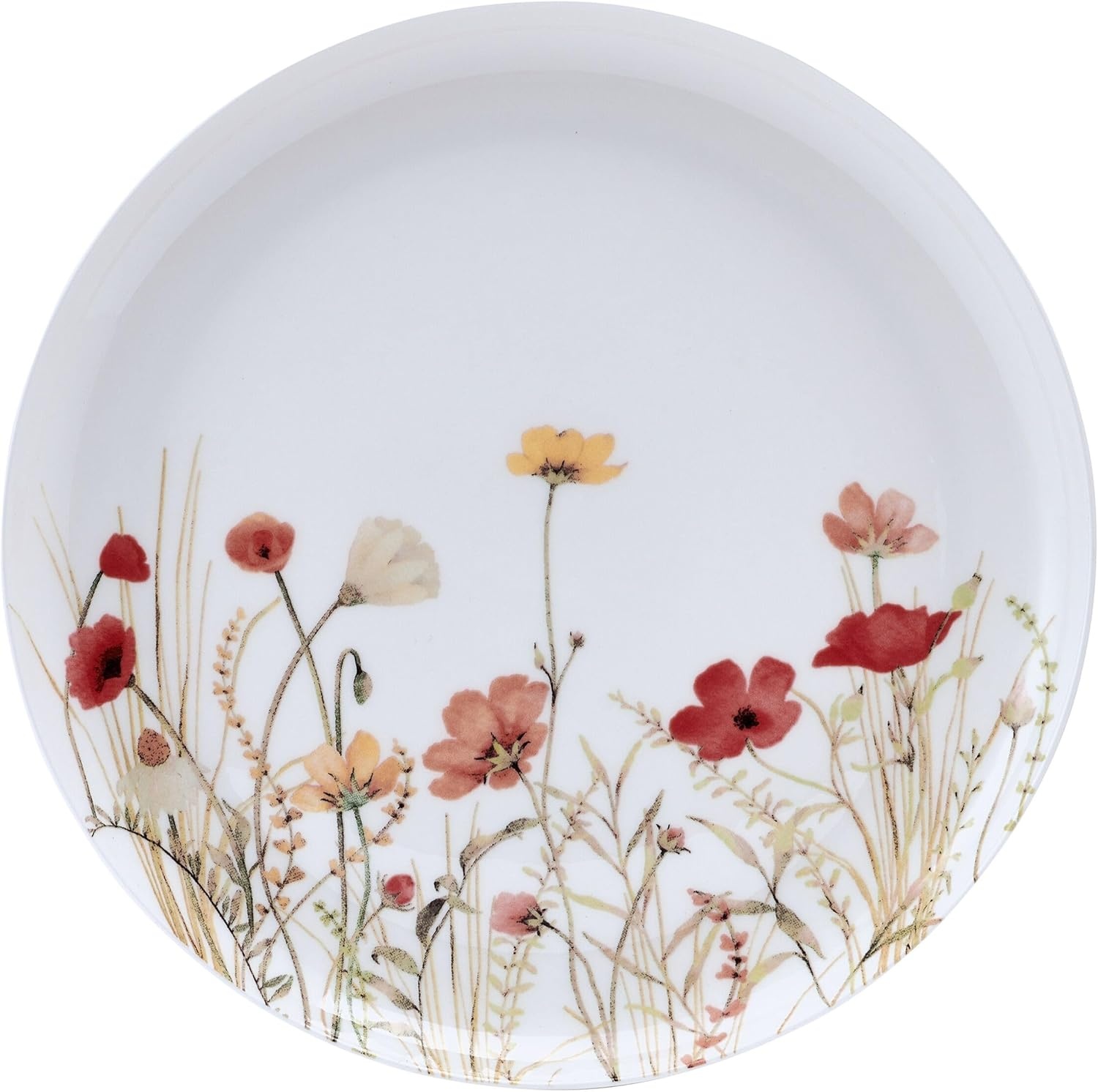 Mikasa Meadow Serenade 12 Piece Floral Bone China Durable Chip Resistant Lightweight Dinnerware Set, Service for 4 - view 7