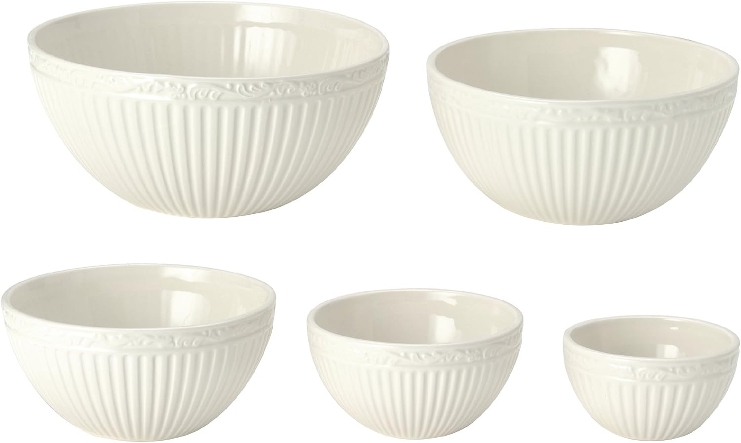 Mikasa Italian Countryside 5-Piece Nesting Bowl Set