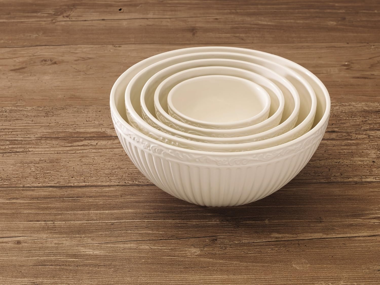 Mikasa Italian Countryside 5-Piece Nesting Bowl Set - view 3