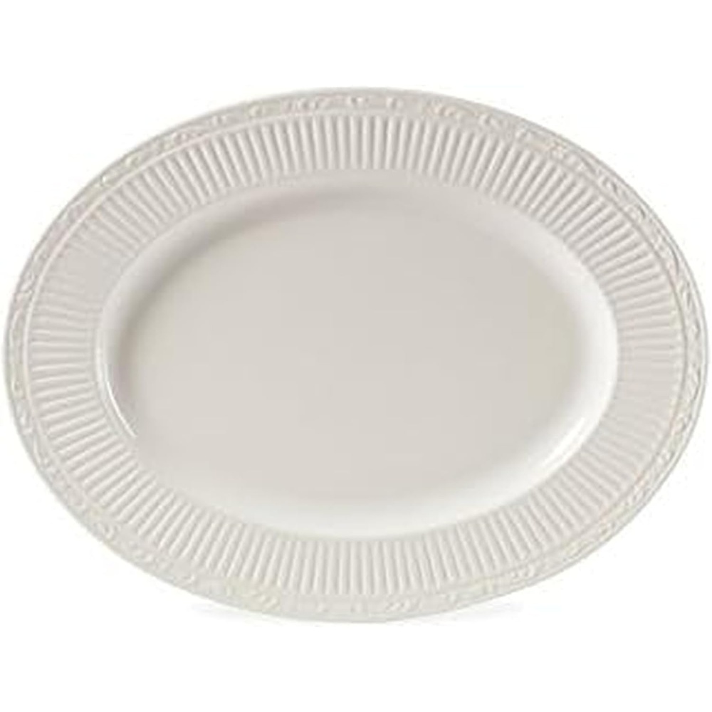Mikasa Italian Countryside Oval Serving Platter, 15-Inch(15-Inch)