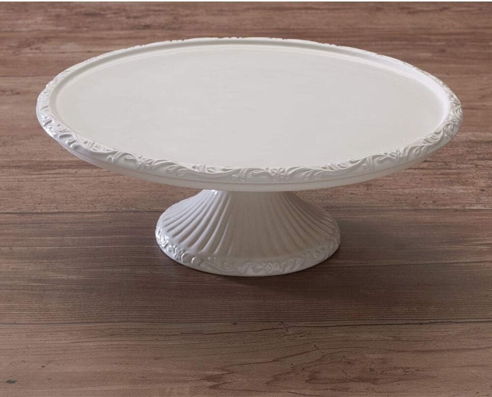 Mikasa Italian Countryside Footed Cake Plate, 10.5-Inch
