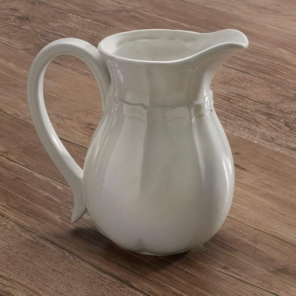 Mikasa French Countryside Pitcher, 47-Ounce, Ivory – 5093641