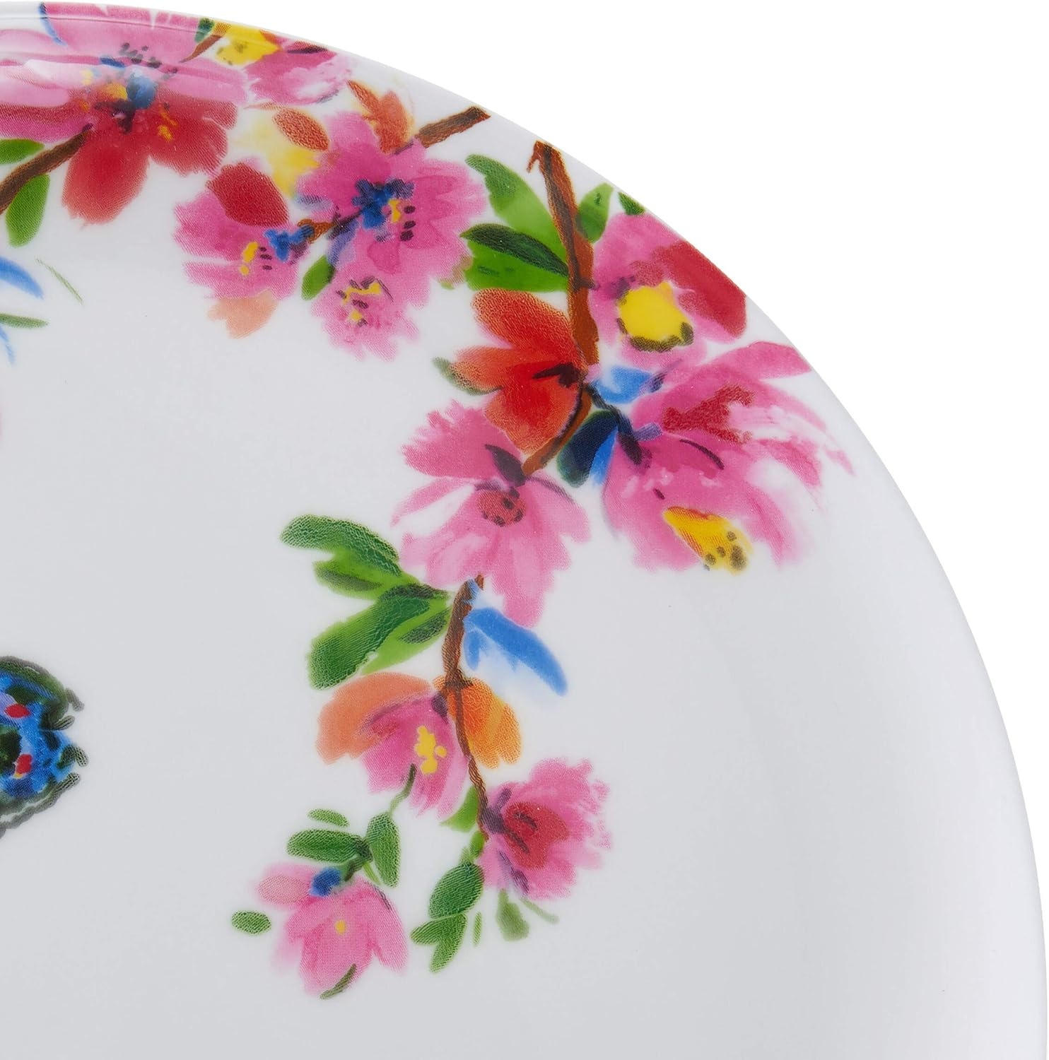 Mikasa Butterfly Garden Bone China Lightweight Chip Resistant 16-Piece Dinnerware Set, Service For 4 - view 2