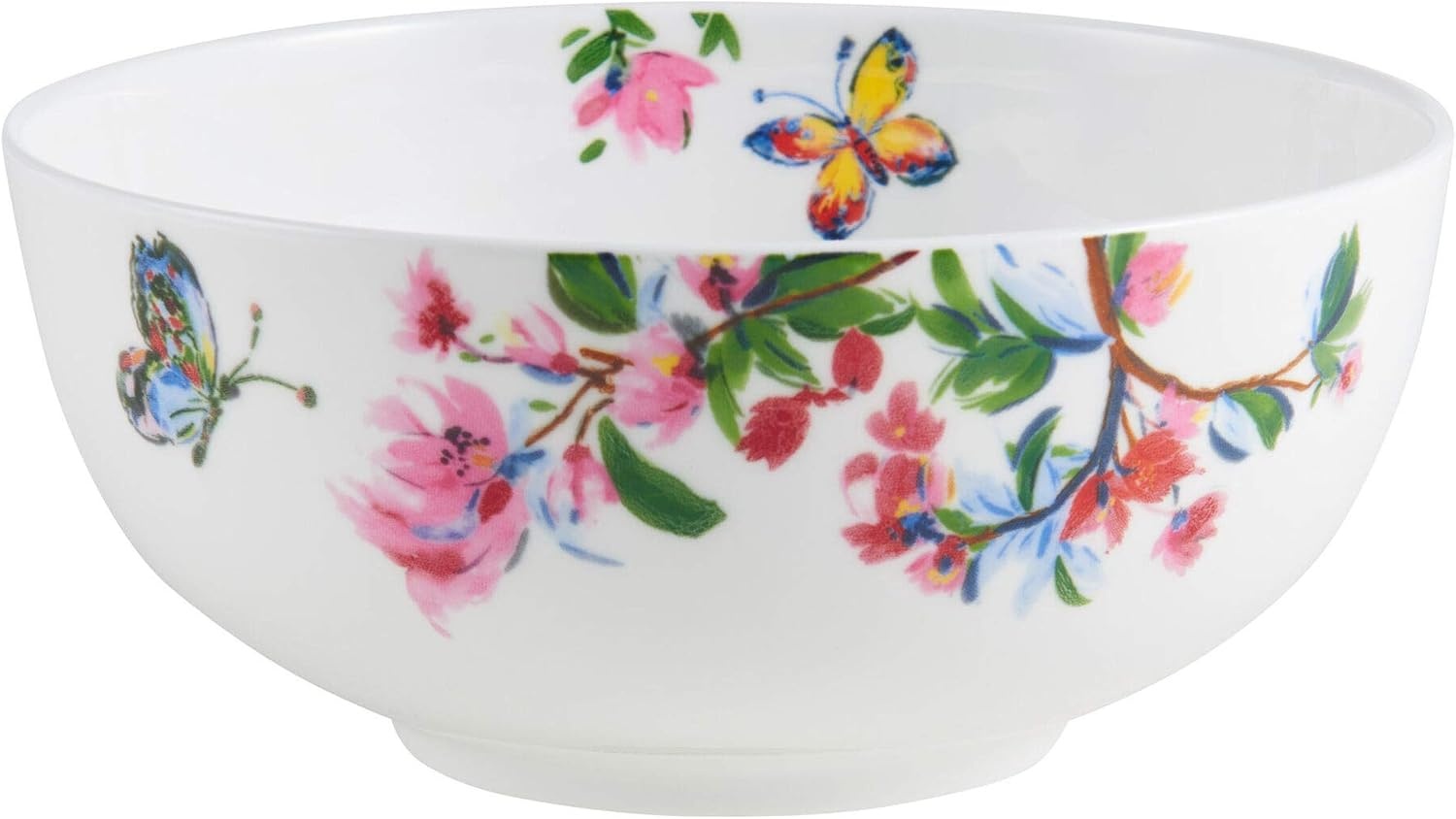Mikasa Butterfly Garden Bone China Lightweight Chip Resistant 16-Piece Dinnerware Set, Service For 4 - view 6