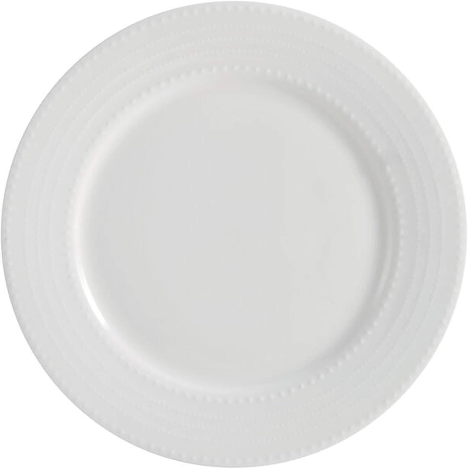 Mikasa Annabel Bone China Dinnerware Set, 40-Piece Service for 8, White Hobnail Detail, Dinner Plates, Salad Plates, Bowls and Mugs, Dishwasher and Microwave Safe(Dinnerware Set) - view 4