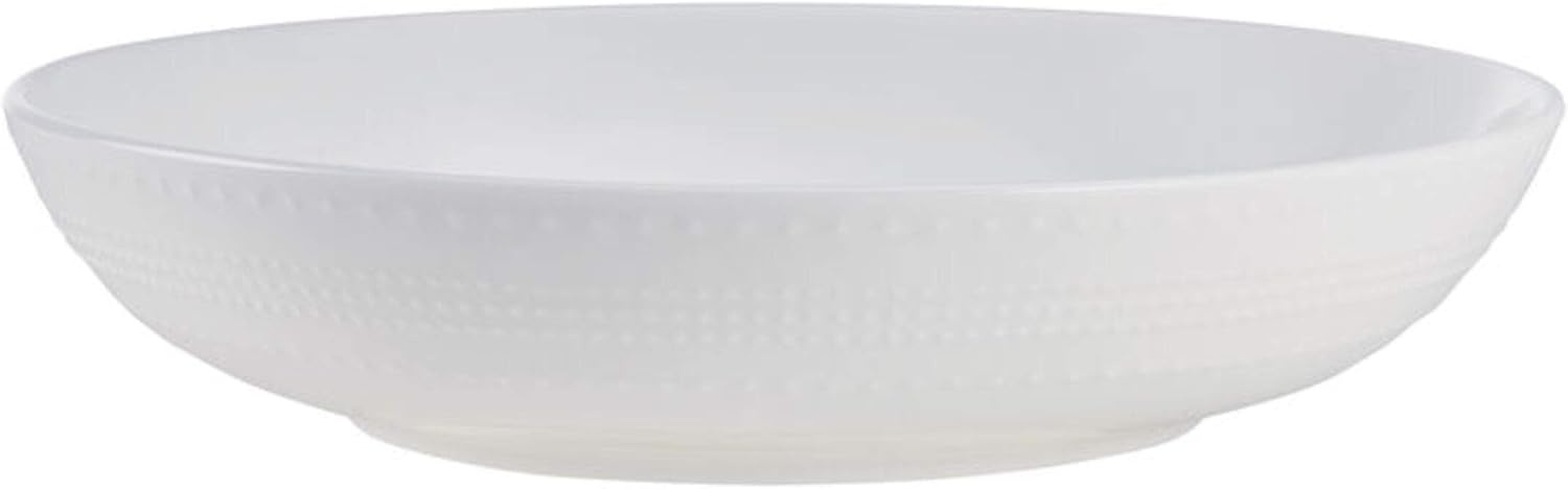 Mikasa Annabel Bone China Dinnerware Set, 40-Piece Service for 8, White Hobnail Detail, Dinner Plates, Salad Plates, Bowls and Mugs, Dishwasher and Microwave Safe(Dinnerware Set) - view 5
