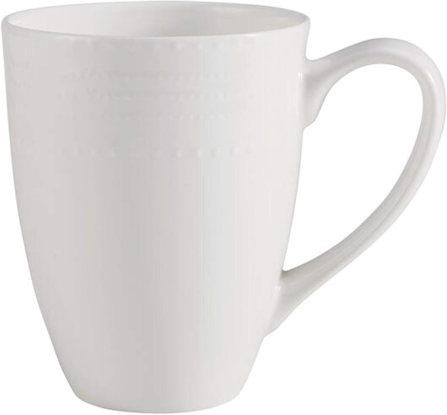 Mikasa Annabel Bone China Dinnerware Set, 40-Piece Service for 8, White Hobnail Detail, Dinner Plates, Salad Plates, Bowls and Mugs, Dishwasher and Microwave Safe(Dinnerware Set) - view 7