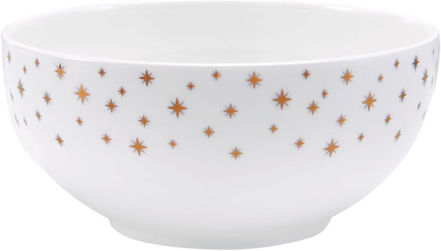 Mikasa Millie Gold Metallic Set of 4 Salad Plates, 9 Inch(All Purpose Bowls)