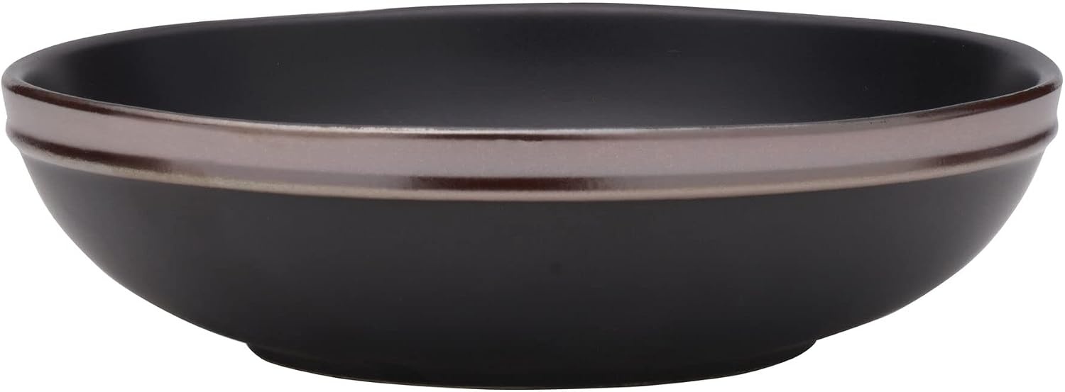 Mikasa Miller 12 Piece Dinnerware Set, Service for 4, Blue(Black) - view 6