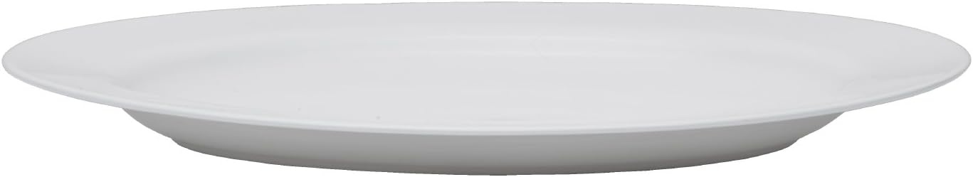 Mikasa Delray 14-Inch Oval Platter and 9-Inch Vegetable Bowl Set, White – 5188294(14″ Oval Platter) - view 2