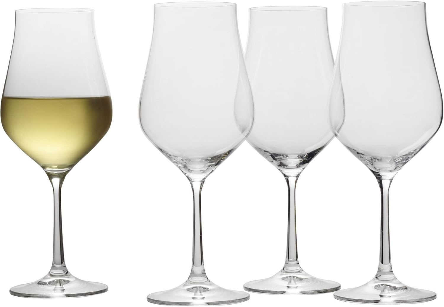 Mikasa Grace Set of 4 White Wine Glasses, 18-Ounce(White Wine) - view 4