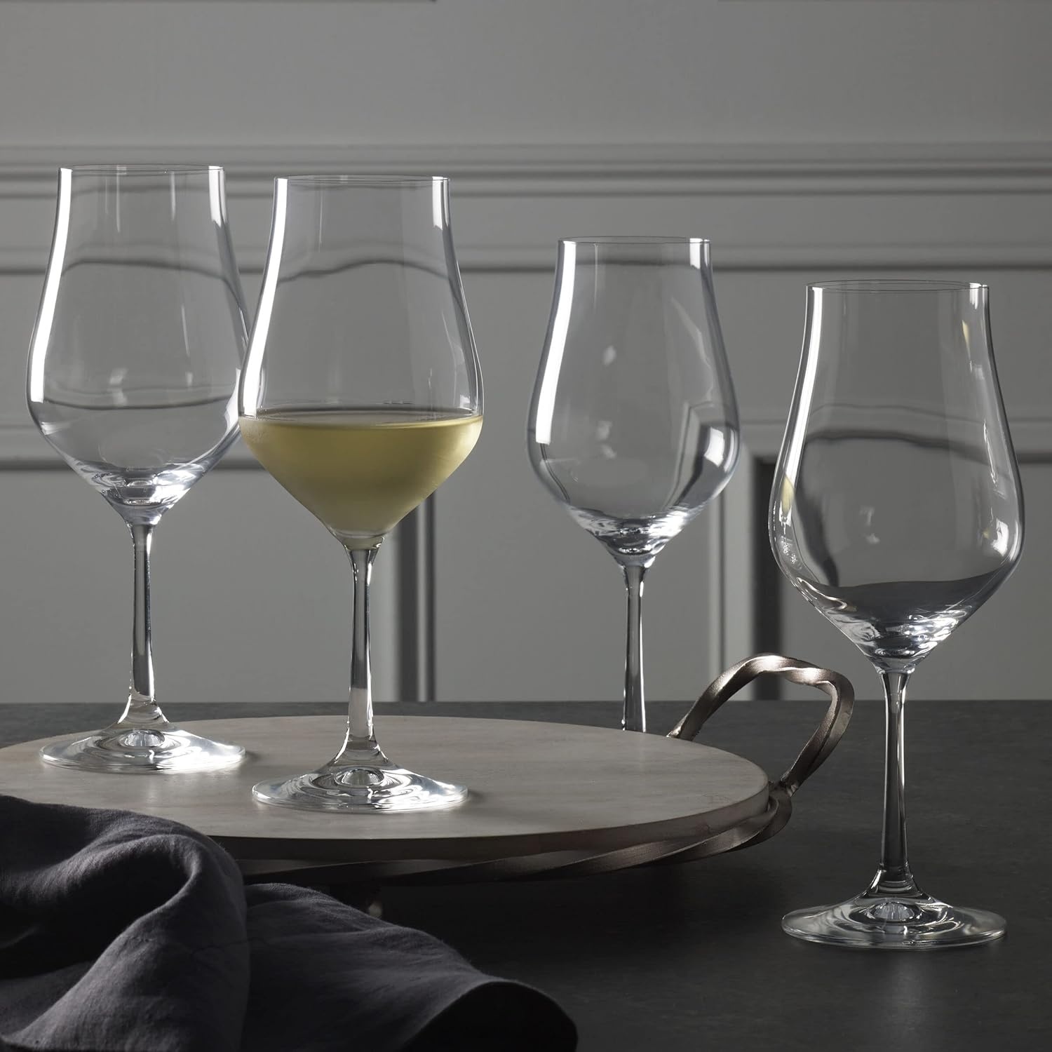 Mikasa Grace Set of 4 White Wine Glasses, 18-Ounce(White Wine) - view 6