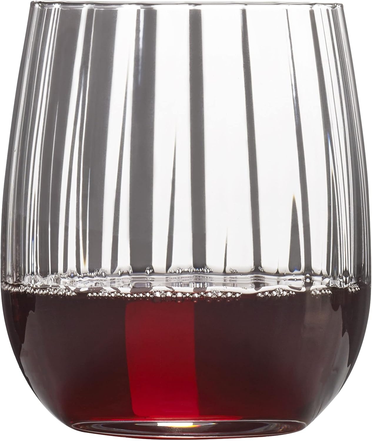 Mikasa Gail Optic Set of 4 Highball Tumbler Cups, 18-Ounce(16-Ounce) - view 3