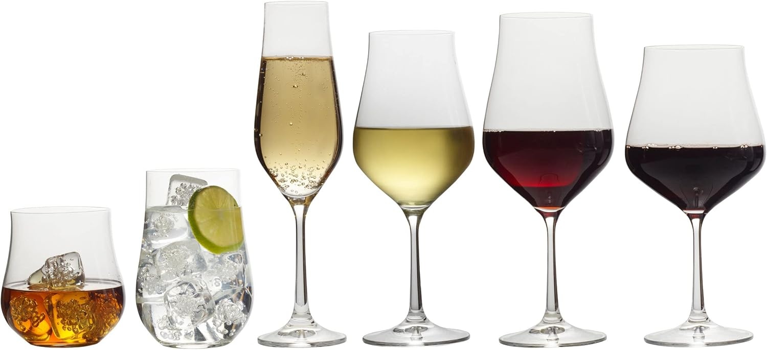 Mikasa Grace Set of 4 White Wine Glasses, 18-Ounce(Highball) - view 7