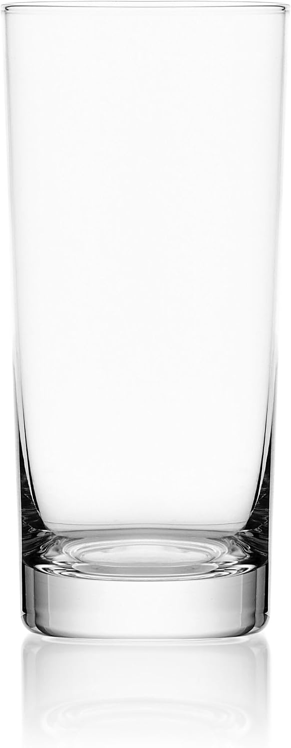 Mikasa Lana Red Wine Balloon Glasses, Set of 4, 23 Ounce, Clear(Glass Highball)