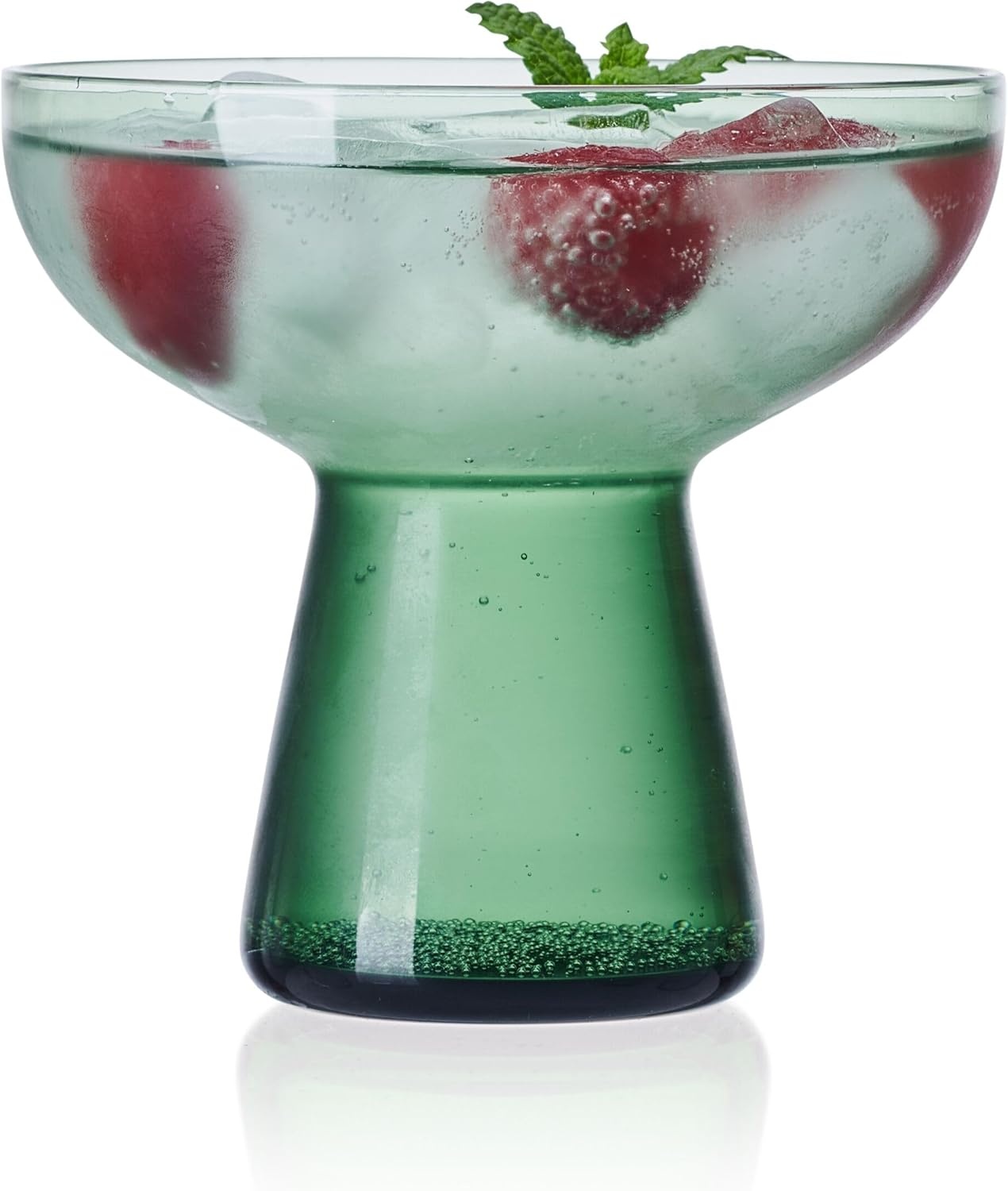 Mikasa Phoebe Margarita Cocktail Glass, Set of 4, Smoke(Sage) - view 4