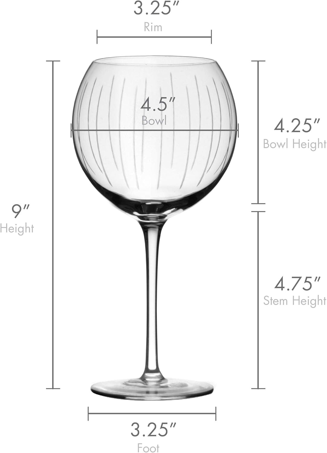 Mikasa Cheers Balloon Goblet Wine Glass, 24.5-Ounce, Set of 4, Transparent(Balloon Goblet Wine)