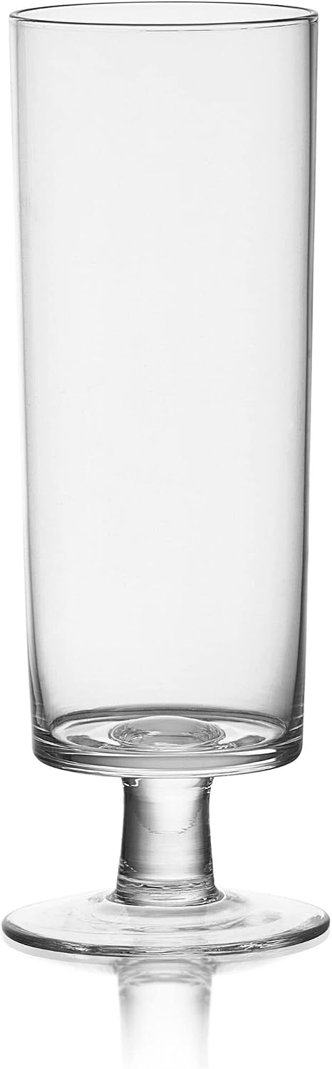 Mikasa Craft Cocktail Set of 4 Spritzer Champagne Prosecco Wine Flute Glasses, 9.5-Ounce, Clear(Clear)