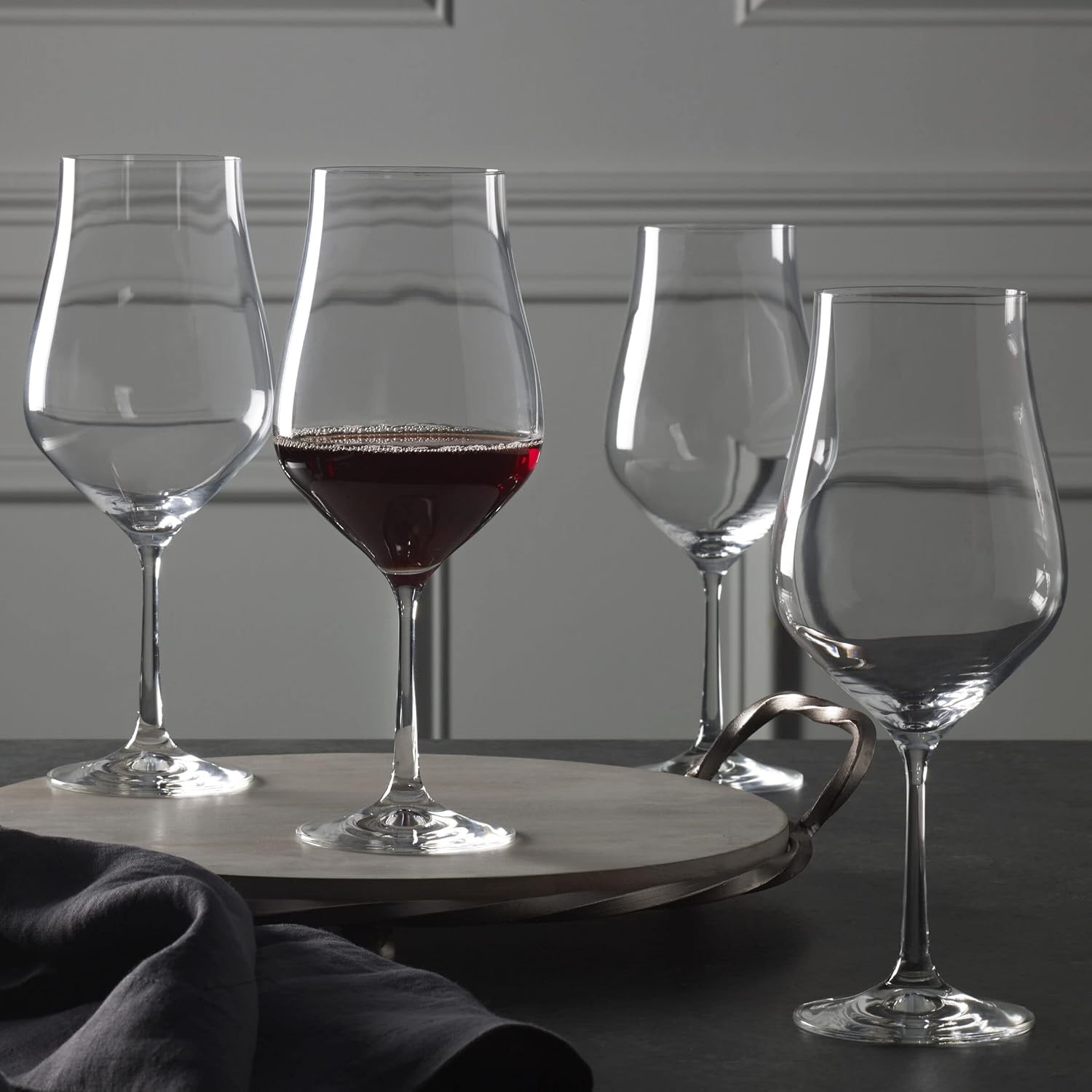 Mikasa Grace Set of 4 White Wine Glasses, 18-Ounce(Bordeaux) - view 5