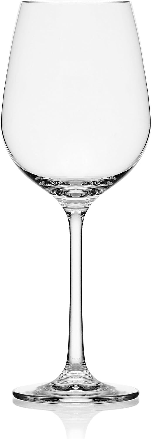 Mikasa Lana Red Wine Balloon Glasses, Set of 4, 23 Ounce, Clear(Glass White Wine)