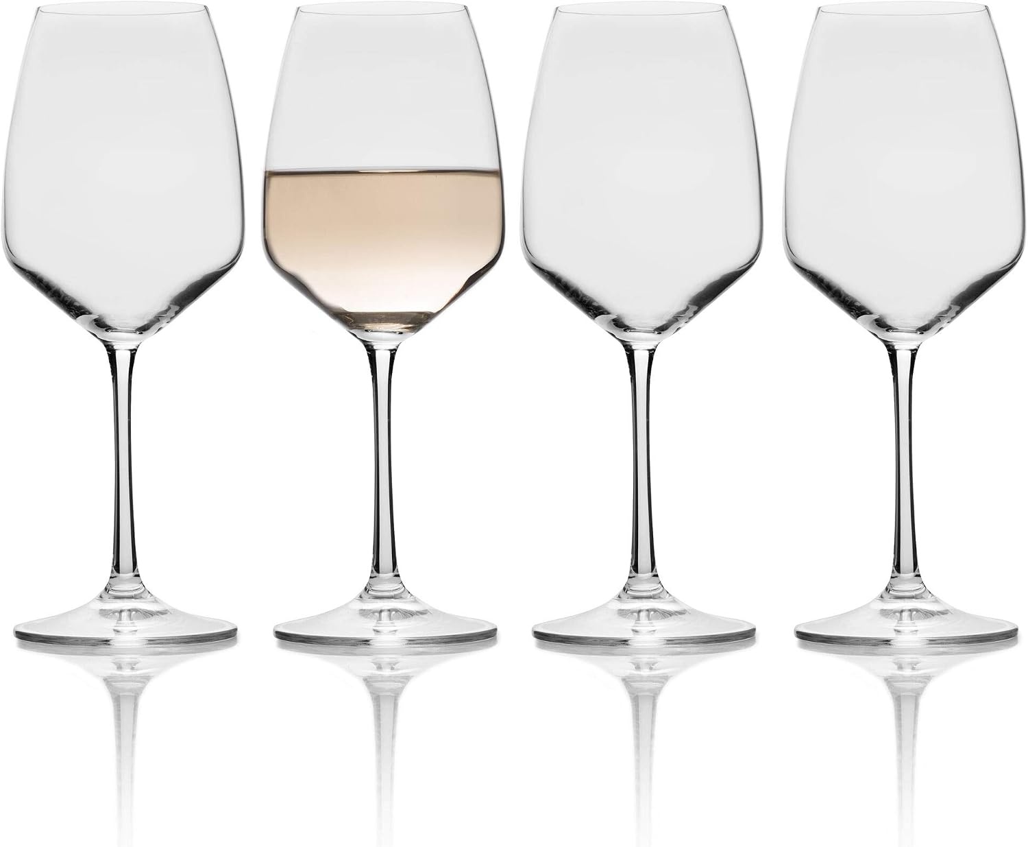 Mikasa Melody Highball Glass, Set of 4, 20-Ounce, Clear(WHITE WINE)