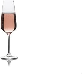 Mikasa Melody Highball Glass, Set of 4, 20-Ounce, Clear(CHAMPAGNE FLUTE)