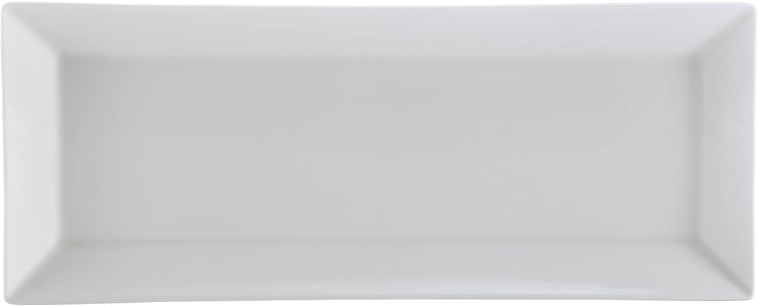 Mikasa Delray Chip Resistant Set of 2 Platter Serving Tray, 12 and 15 inch