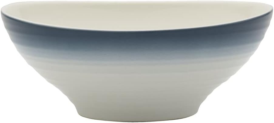 Mikasa Swirl Ombre Grey 16 Piece Dinnerware Set, Service for 4(Blue) - view 7
