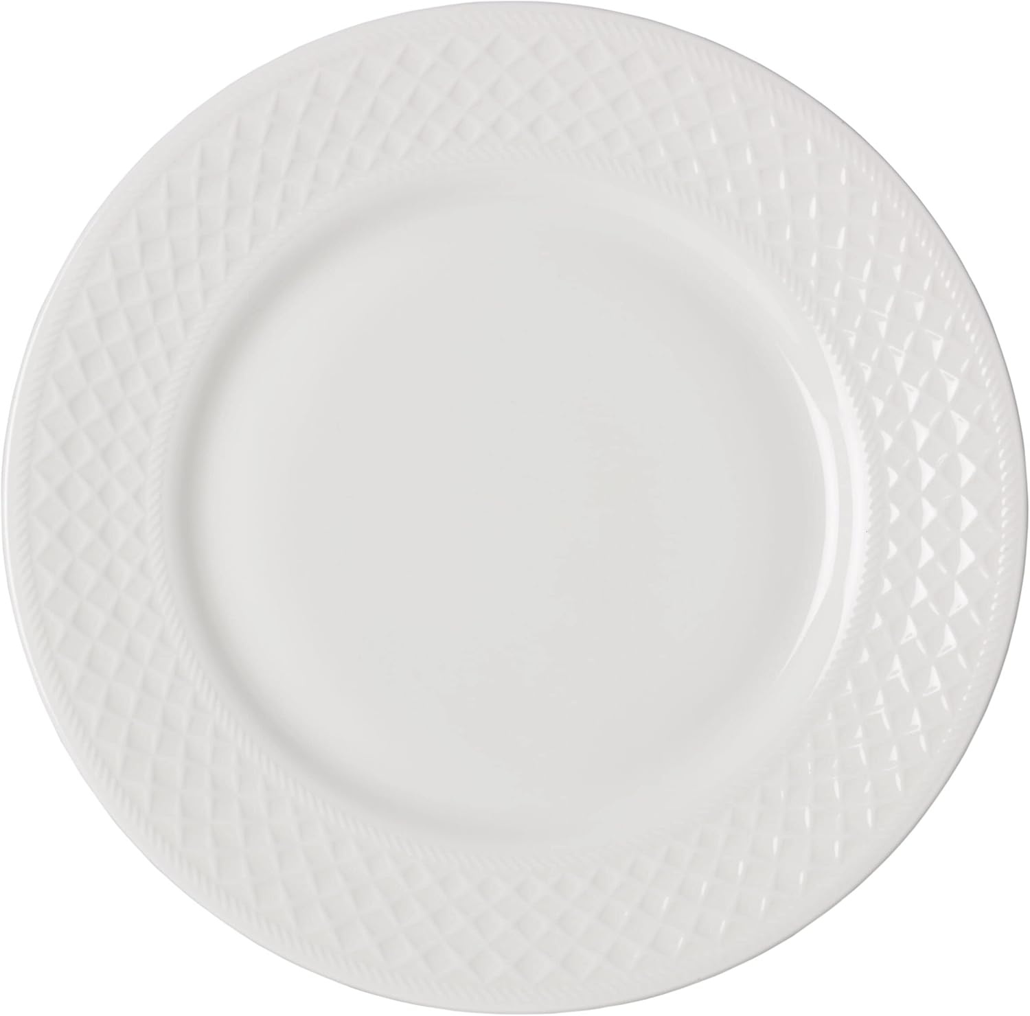 Mikasa Patterson Vegan Bone China Chip Resistant 12 Piece Dinnerware Set, Service for 4(Patterson) - view 4