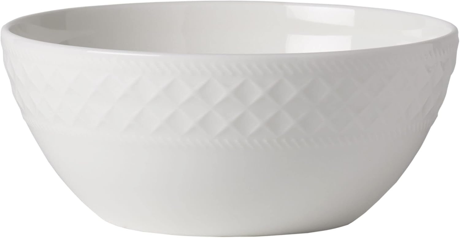 Mikasa Patterson Vegan Bone China Chip Resistant 12 Piece Dinnerware Set, Service for 4(Patterson) - view 6