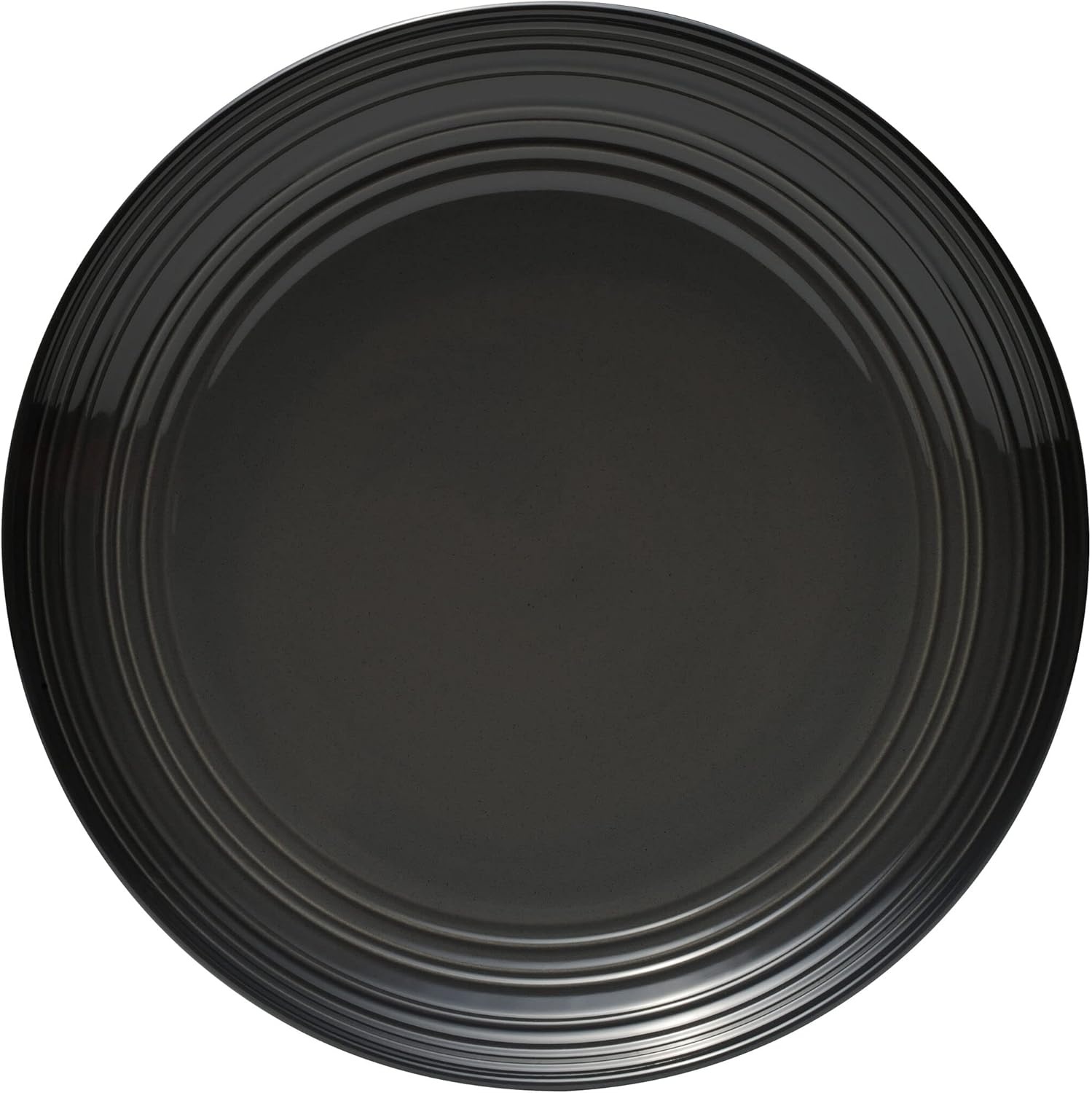 Mikasa Swirl Coupe Black 4 Piece Place Setting, Service For 1, Graphite Ombre - view 3