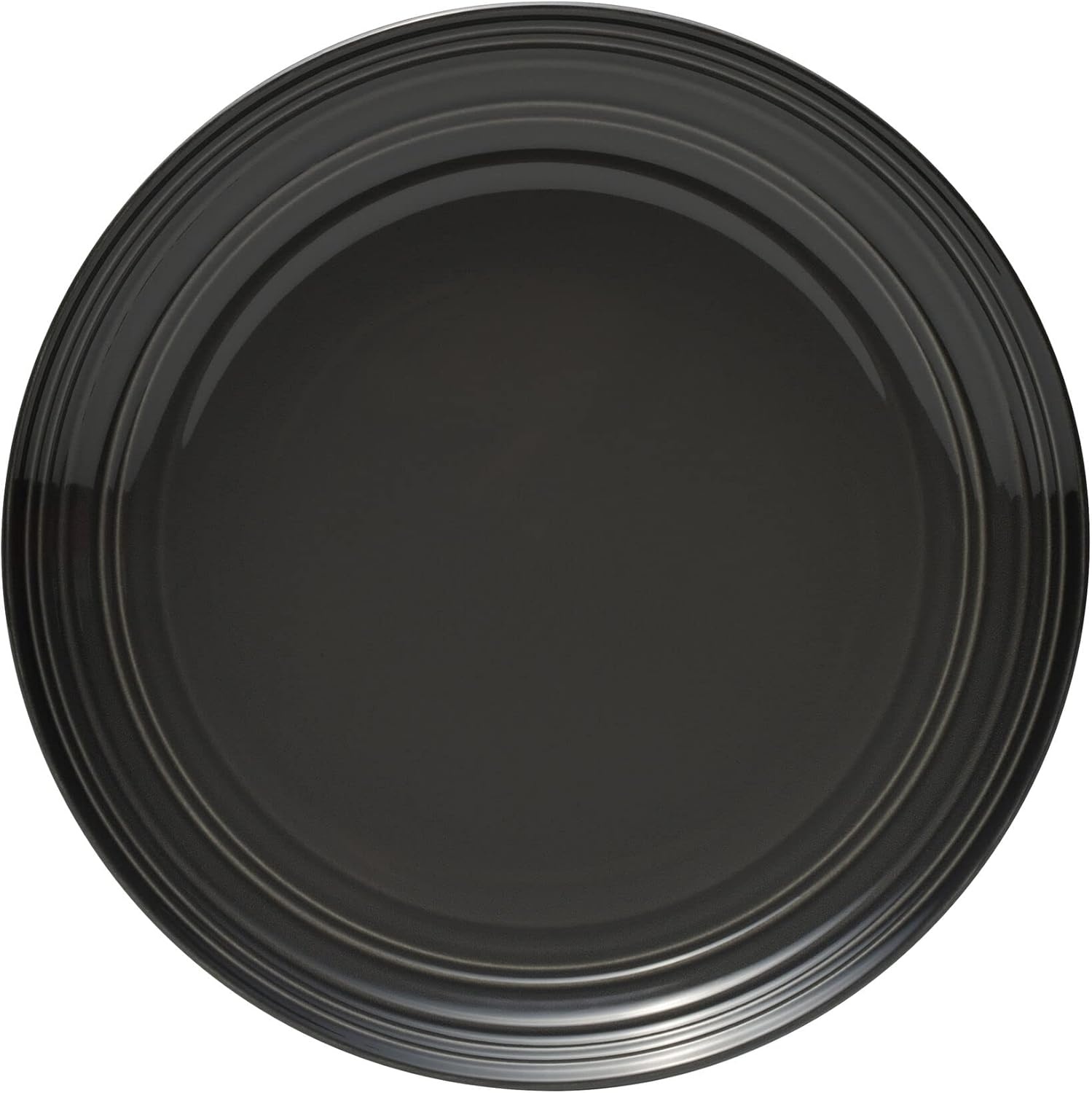 Mikasa Swirl Coupe Black 4 Piece Place Setting, Service For 1, Graphite Ombre - view 4