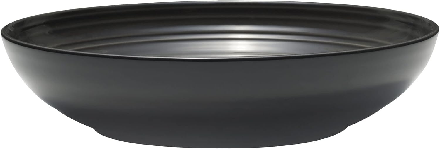 Mikasa Swirl Coupe Black 4 Piece Place Setting, Service For 1, Graphite Ombre - view 5