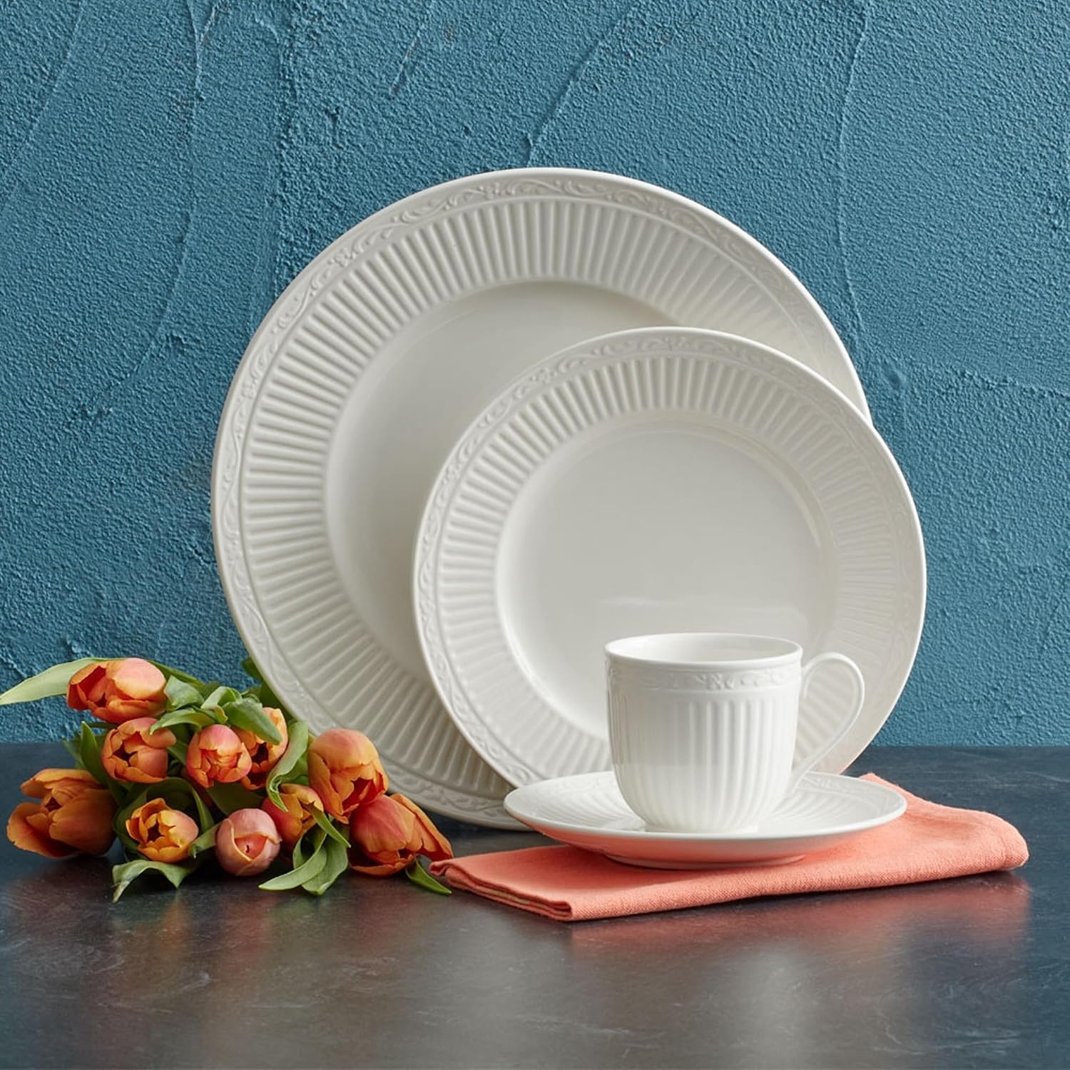 Mikasa Italian Countryside 5-Piece Place Setting, Service for 1(5-Piece Set)