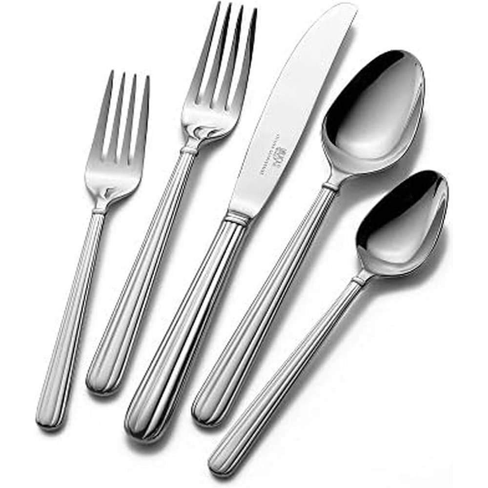 Mikasa Italian Countryside 5-Piece Stainless Steel Flatware Set(Italian Countryside)