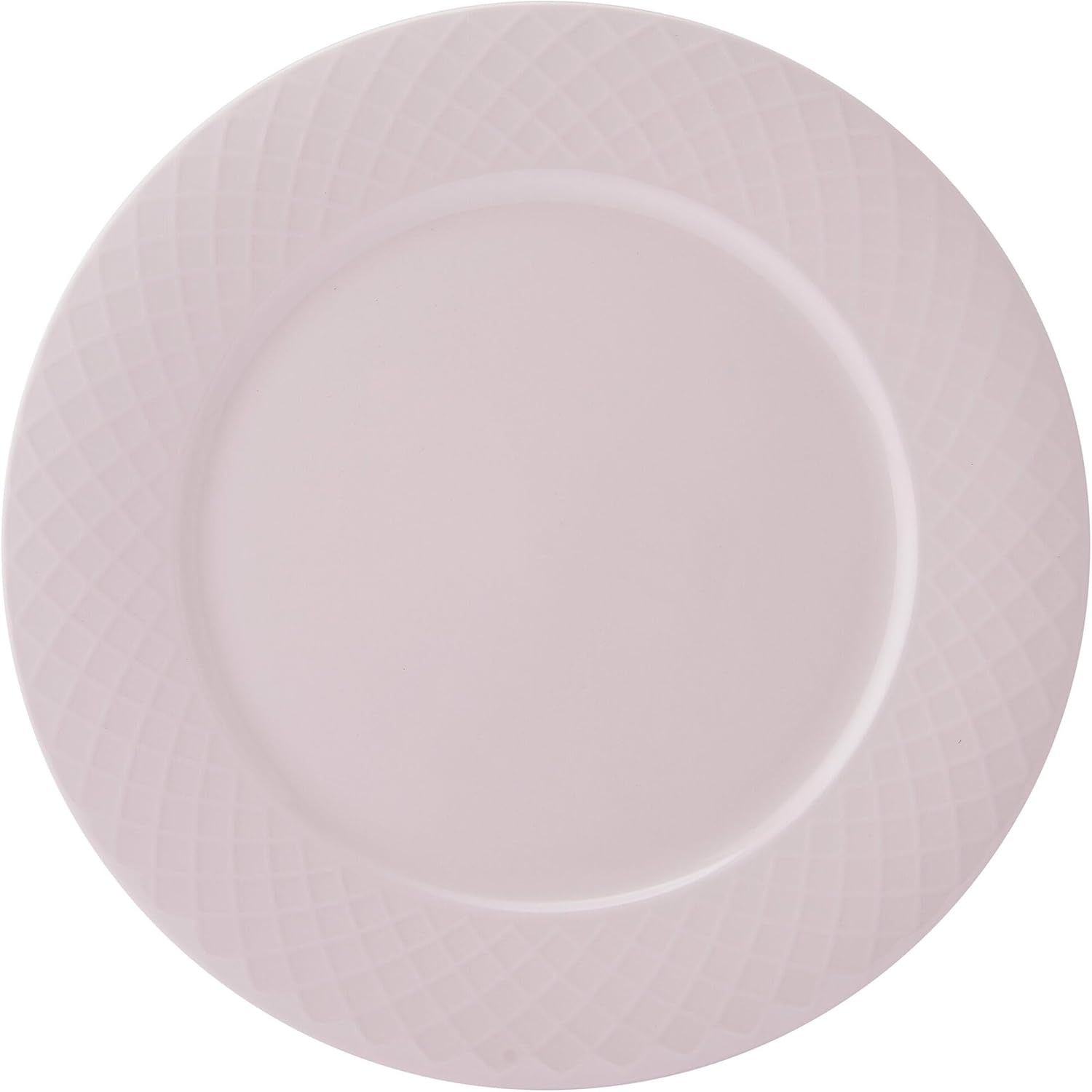 Miksa Trellis Pink Bone China Chip Resistant Lightweight 12 Piece Dinnerware Set, Service for 4 - view 7