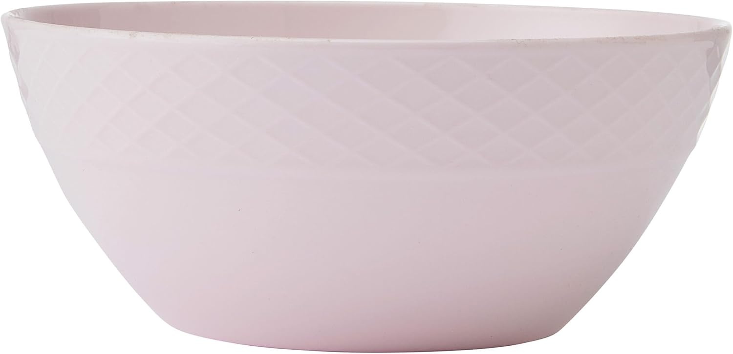 Miksa Trellis Pink Bone China Chip Resistant Lightweight 12 Piece Dinnerware Set, Service for 4 - view 8