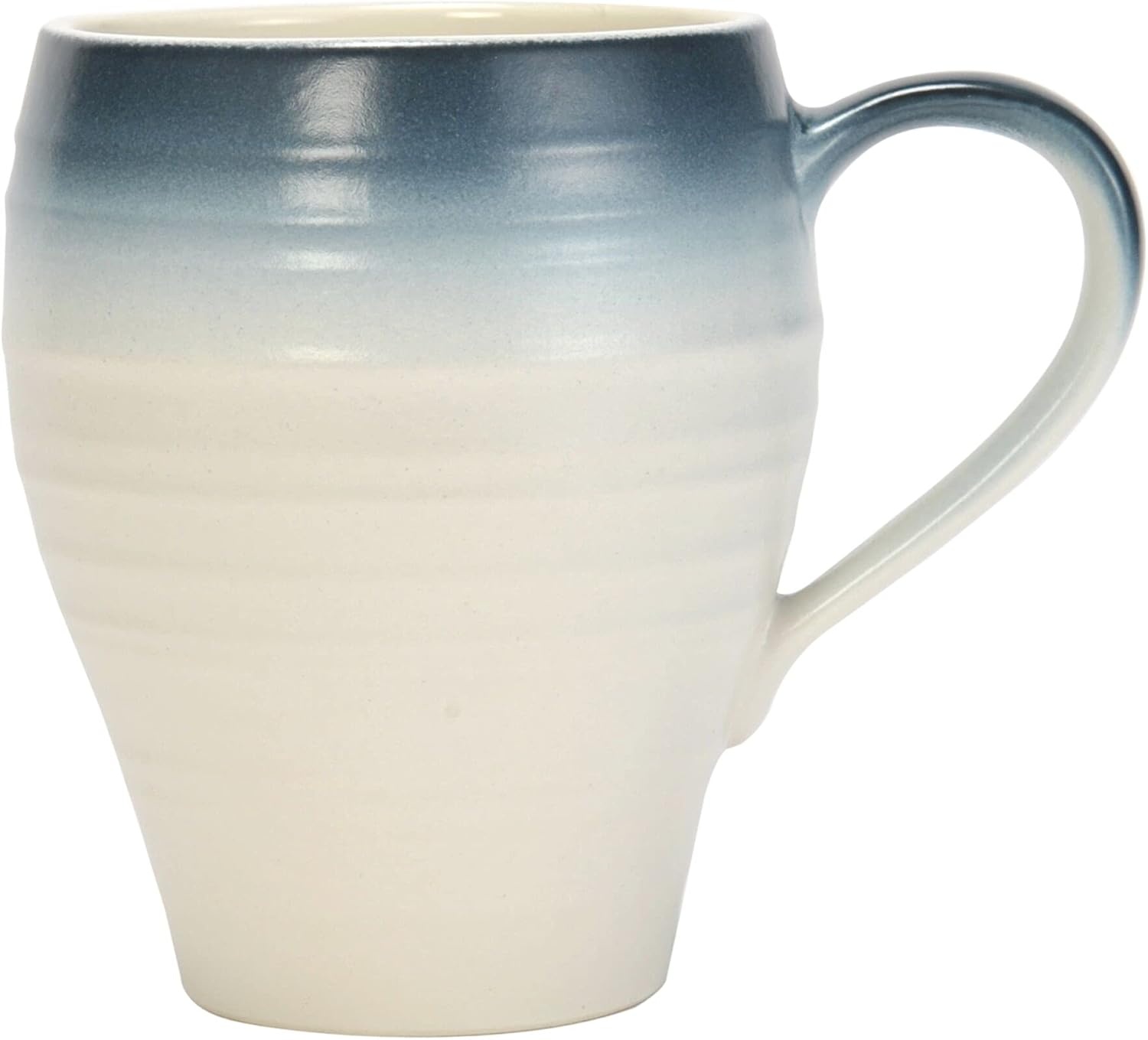 Mikasa Swirl 4-Piece Place Setting, Service for 1, Ombre Graphite(Blue) - view 4