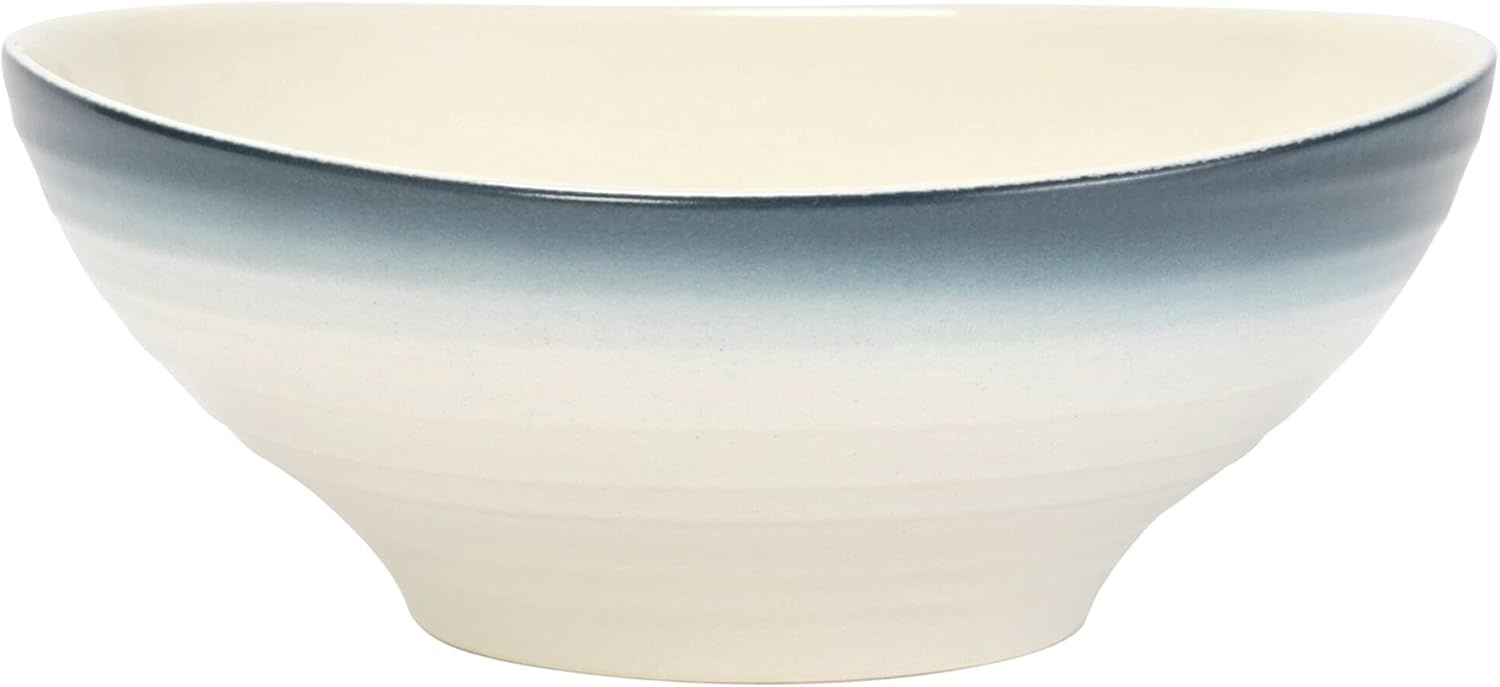 Mikasa Swirl 4-Piece Place Setting, Service for 1, Ombre Graphite(Blue) - view 5