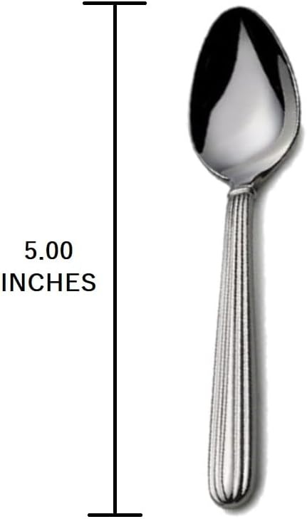 Mikasa 5148175 Italian Countryside Stainless Steel Spreader, Set of 4(Demitasse Spoon)